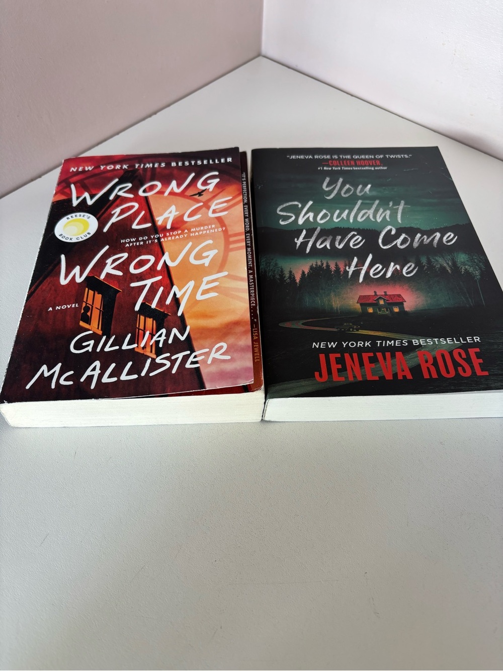 2 Bestsellers psychological thriller - Jeneva Rose - Gillian McAllister - Book